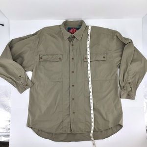 Vintage CRT & Co Men's Long Sleeve Button Down Shirt Size Large